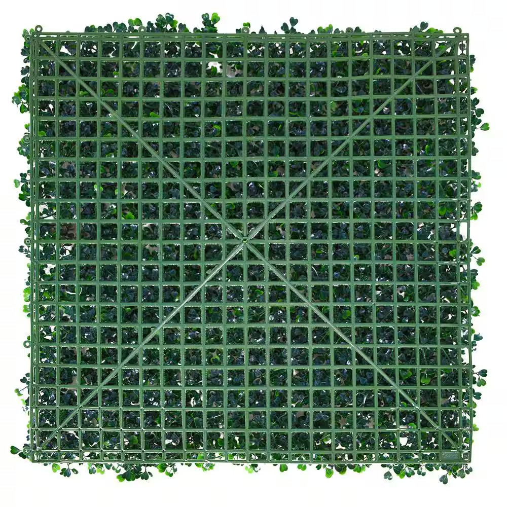12- Pieces Artificial Grass Wall Panels 20 In. X 20 In. Boxwood Panels Topiary B