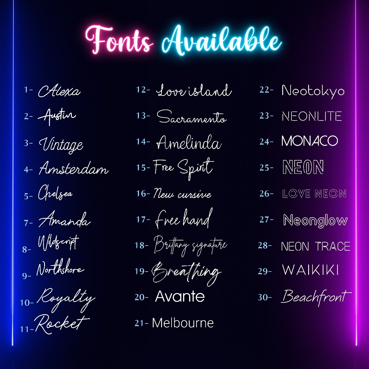 Custom Neon LED Sign – Personalized Neon Sign for Wedding, Birthday, Business