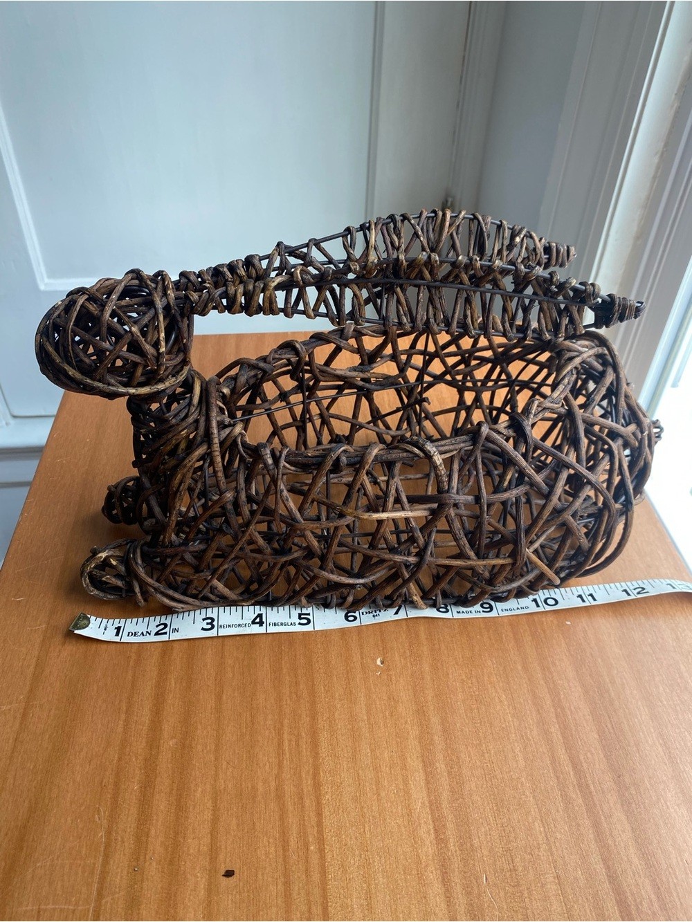 Pier One Wicker Rabbit Basket