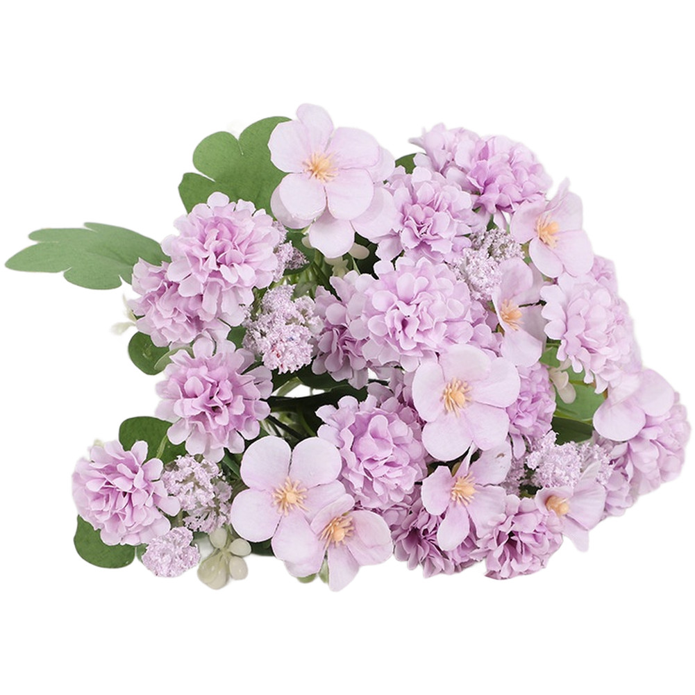 Artificial Silk Chrysanthemum Bouquet Ball for Wedding Home Decor 30x20cm Size