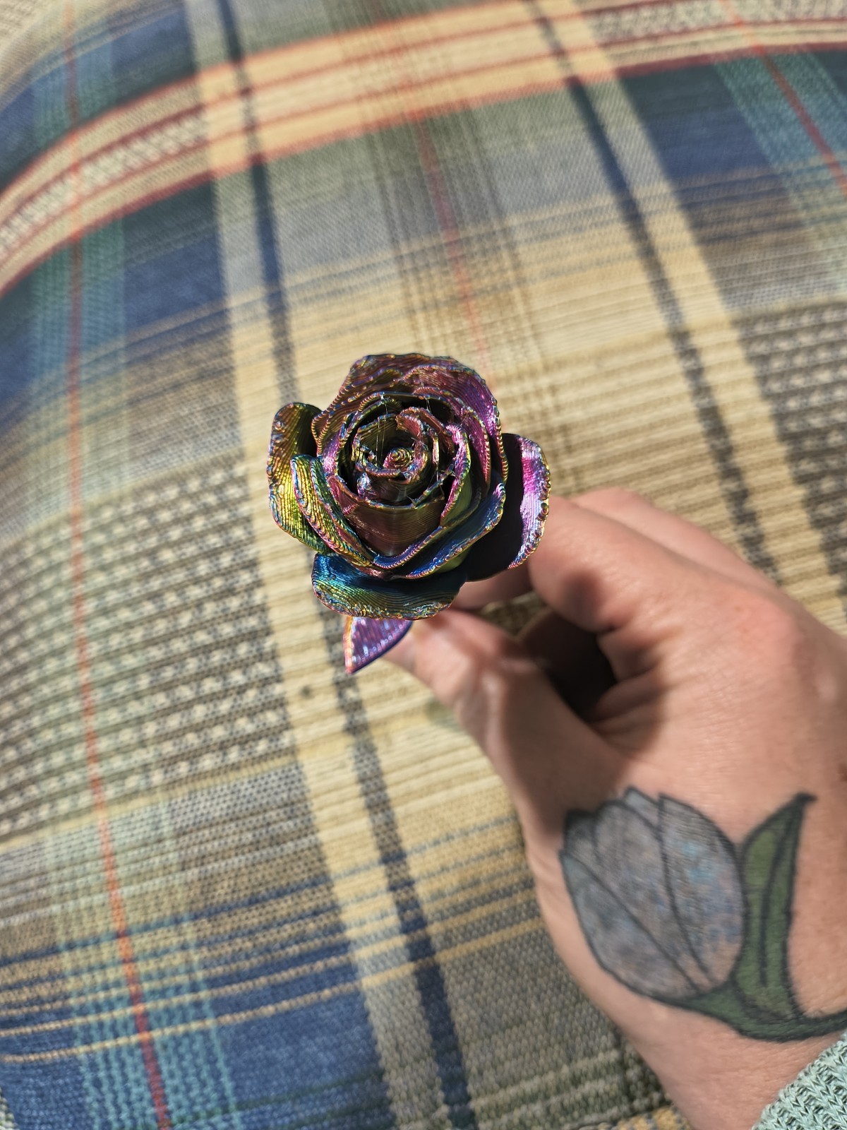 3D Printed Rose