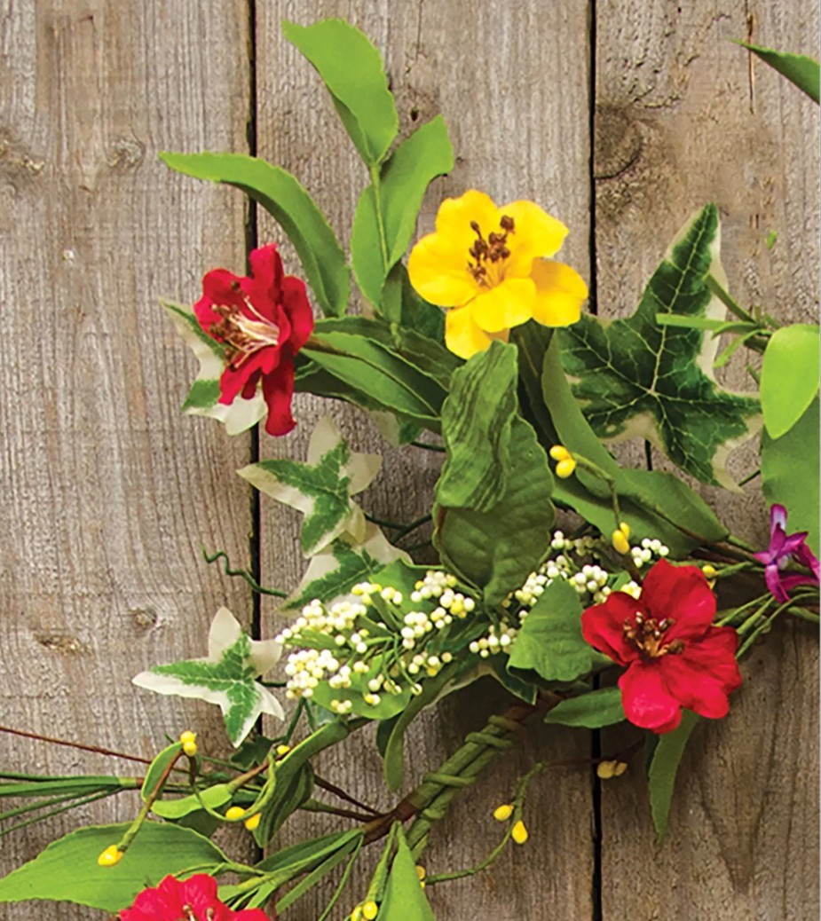 48″ Artificial Hibiscus Garland