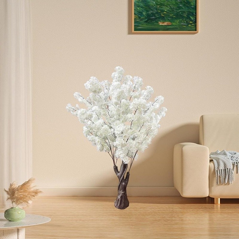 Artificial Cherry Blossom Tree Faux Flower Decoration Home Wedding Events New