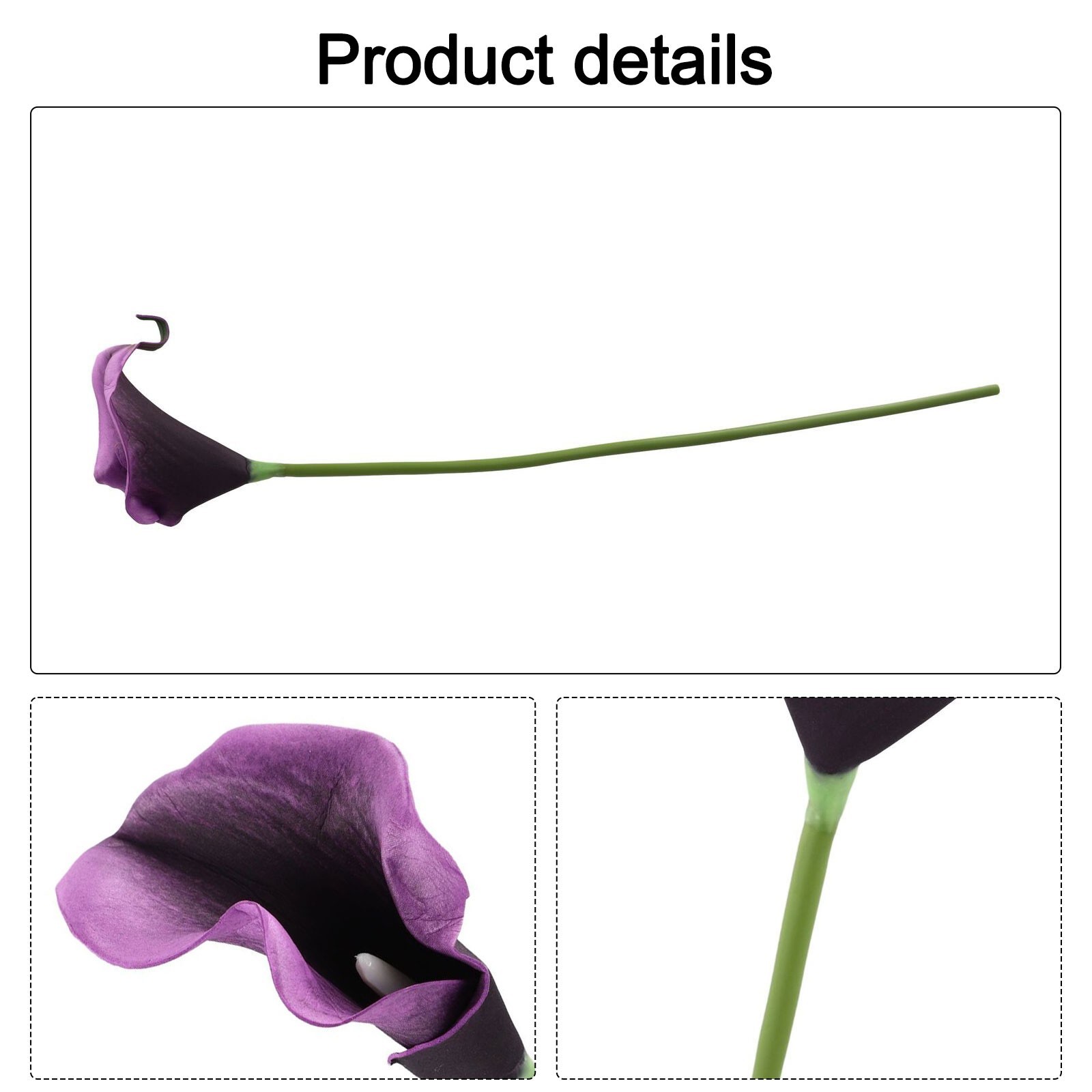 5pcs Realistic Artificial Calla Lily Bouquets for Stylish Home Accents