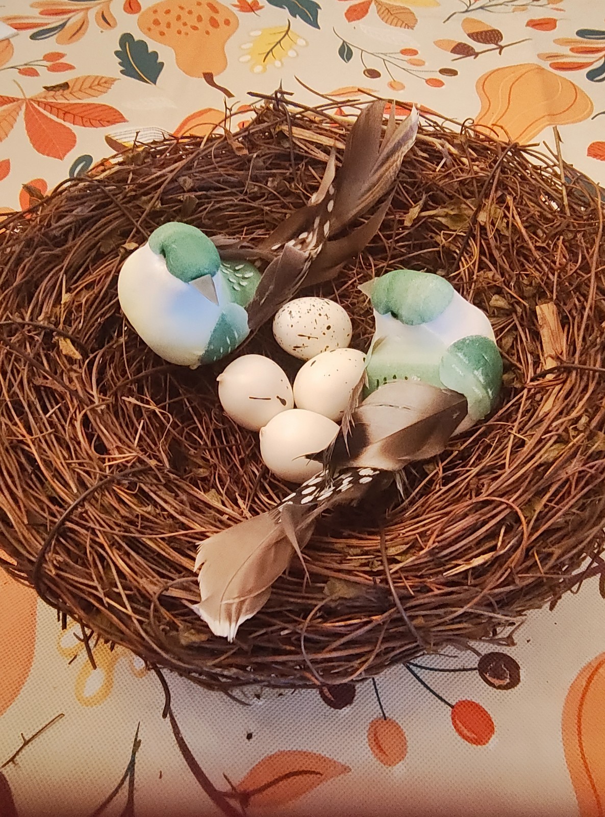 6″ Artificial Faux Bird’s Nest with Eggs.