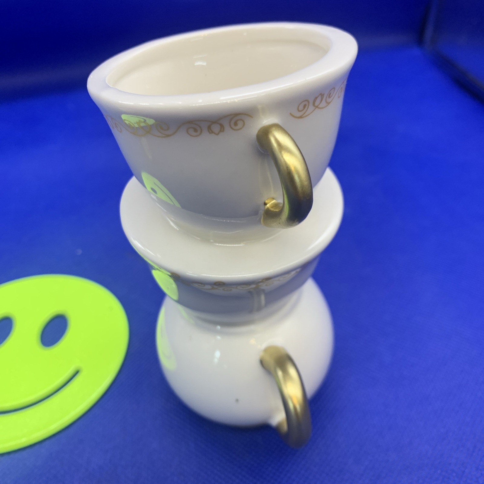 🔥 Tioncy Mini Teacup Bud Vases Antique Vintage Look 5″ Wonderland Set Of 2