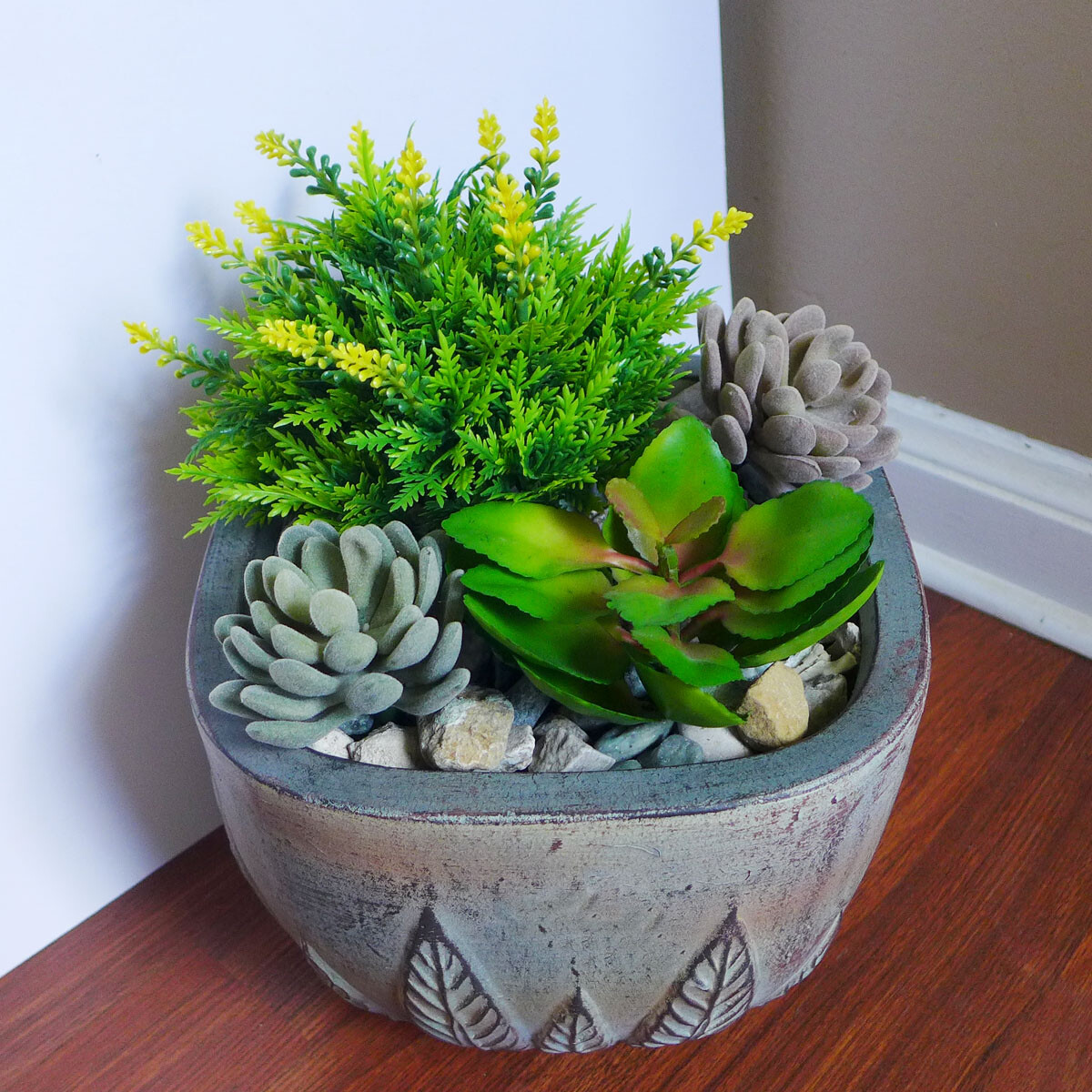 Artificial Mini Plants Flower Ball Grass 4 Pcs Succulents Landscape (M29)