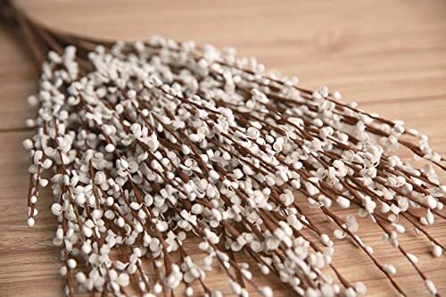 Pieces 29.5″ Long of Artificial Flowers Fake Flowers, Artificial 10 White