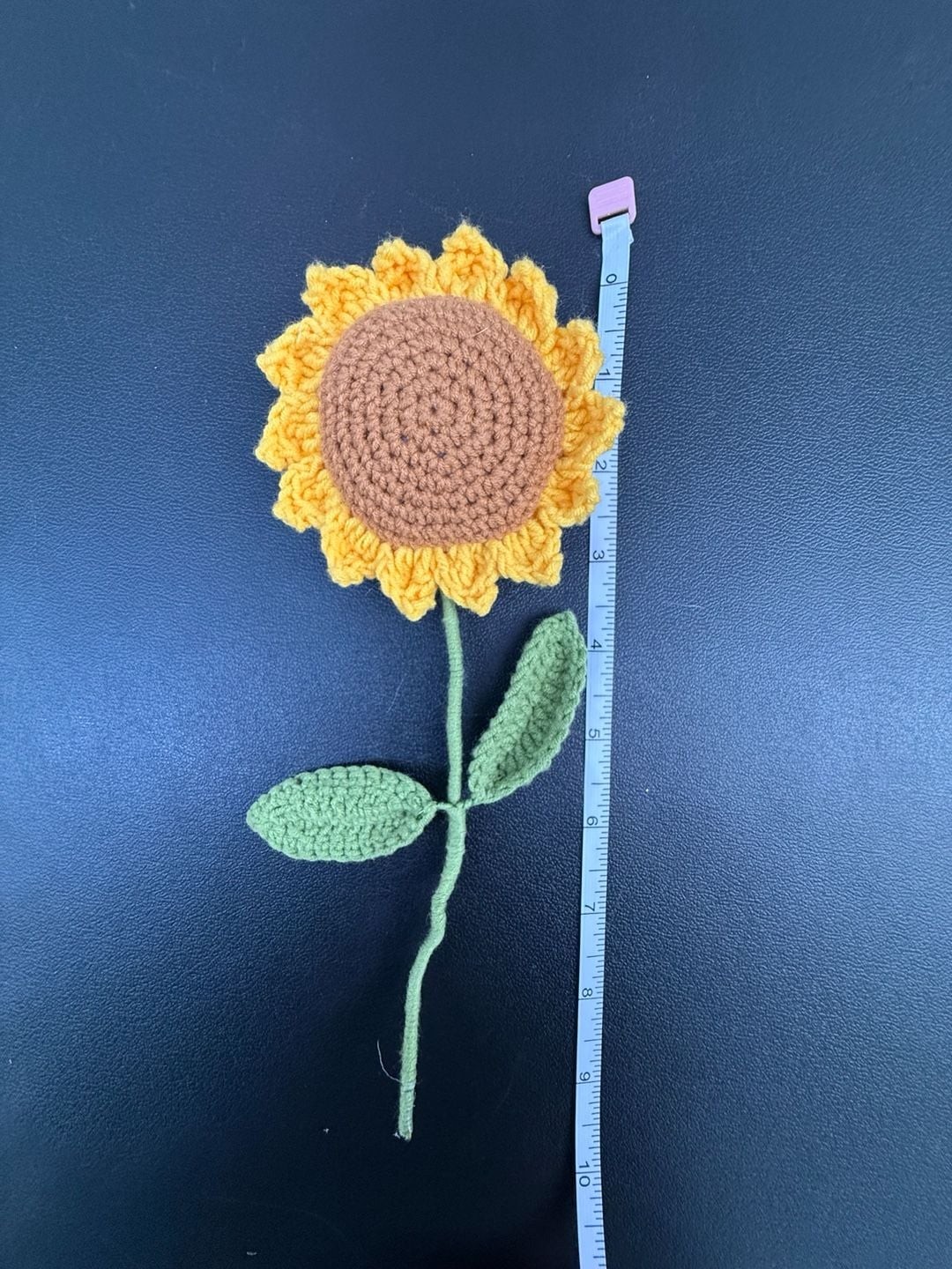 Handmade Crochet Sunflower Decorative Flower