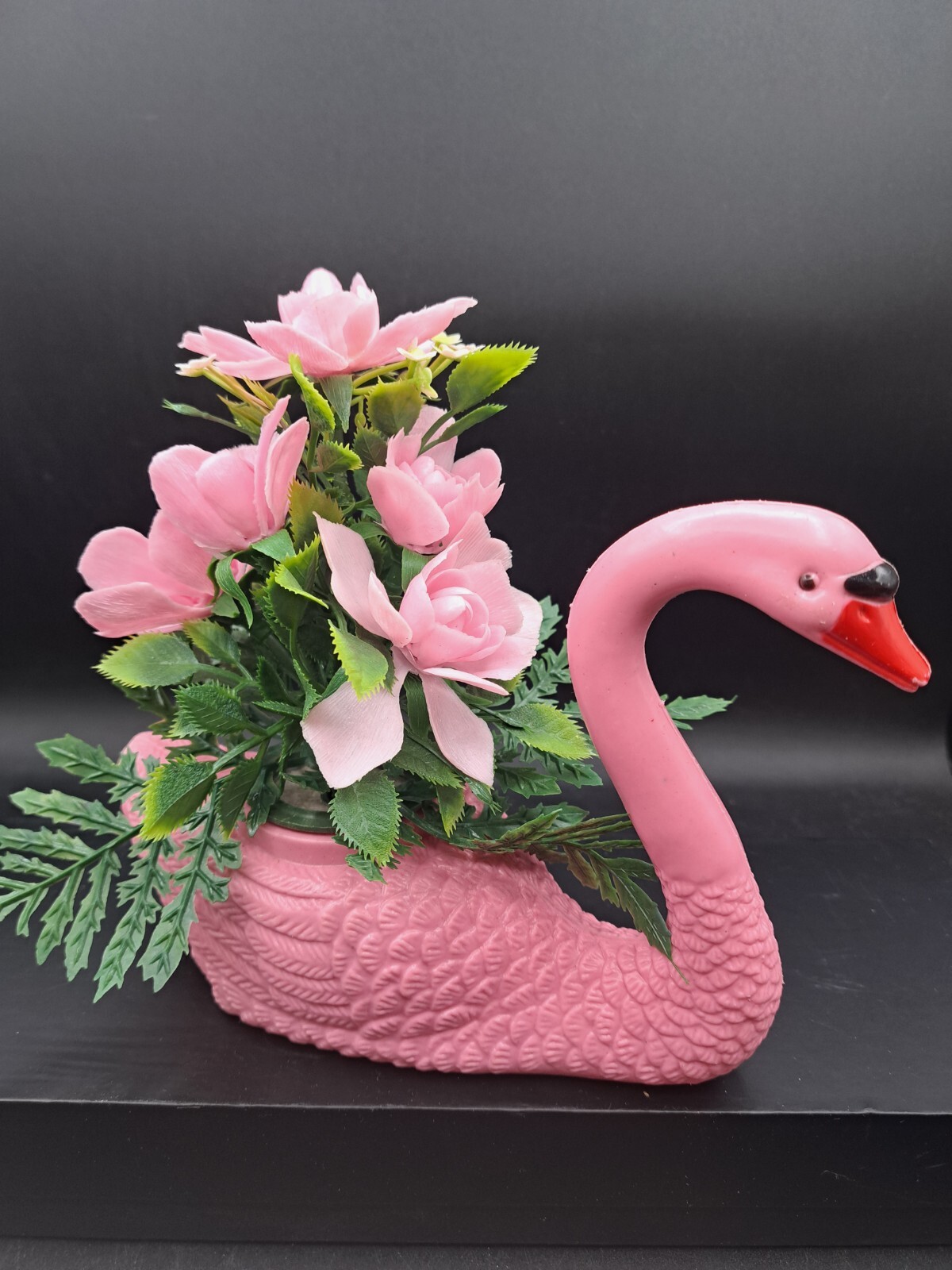 MCM Pink swan artificial flower arrangement