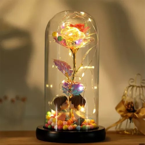 Great Valentine Gift: Eternal Galaxy Rose Enchanted Forever Flower Gift 2 colors