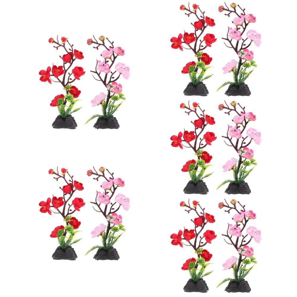 10 Pcs sashimi serving plate ornaments sushi table flower decor Flower Dish