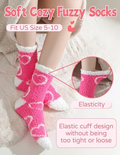 Warm Cozy Valentines Gifts for Her Girlfriend Wife Women Girls-Fluffy Soft