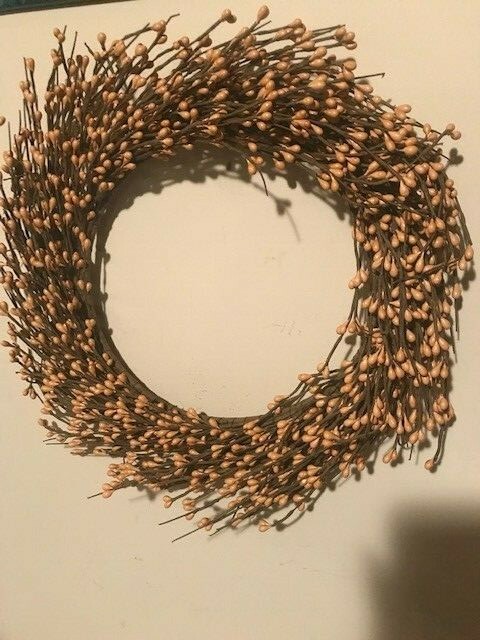 2 new 14 inch Country Hazelnutl Berry Wreaths – SALE