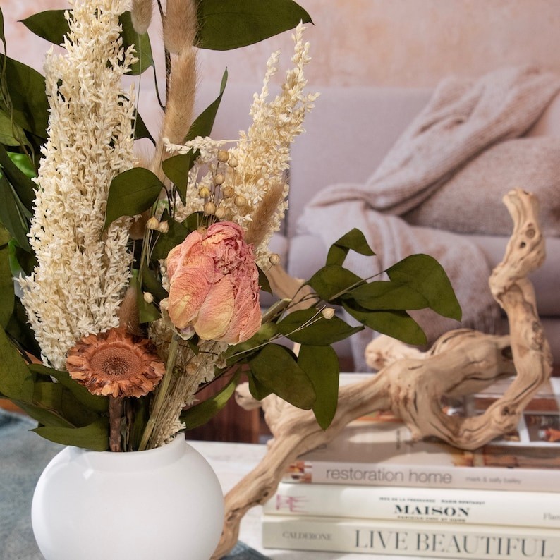 Dried Floral 18″ Bouquets, Gift for Her, Home Decor