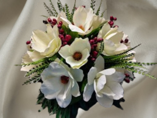 Magnolia table Christmas centerpiece
