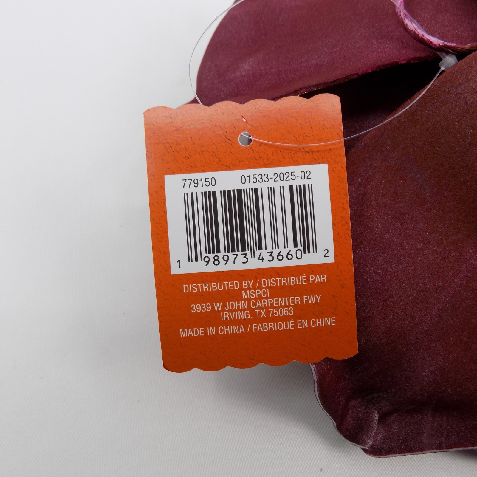 Ashland Blush Romance Burgundy Color Rose Flower Tabletop or Hanging Decor Foam