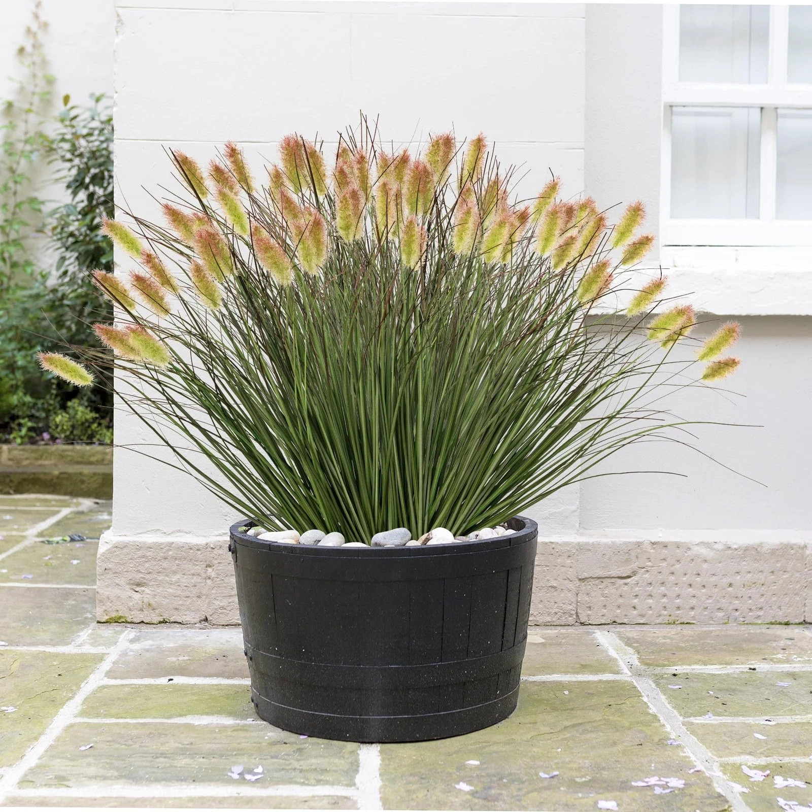 Artificial Grass, Fake Grass, Artificial Shrubs, Wheatgrass Cattails Fake Gra…