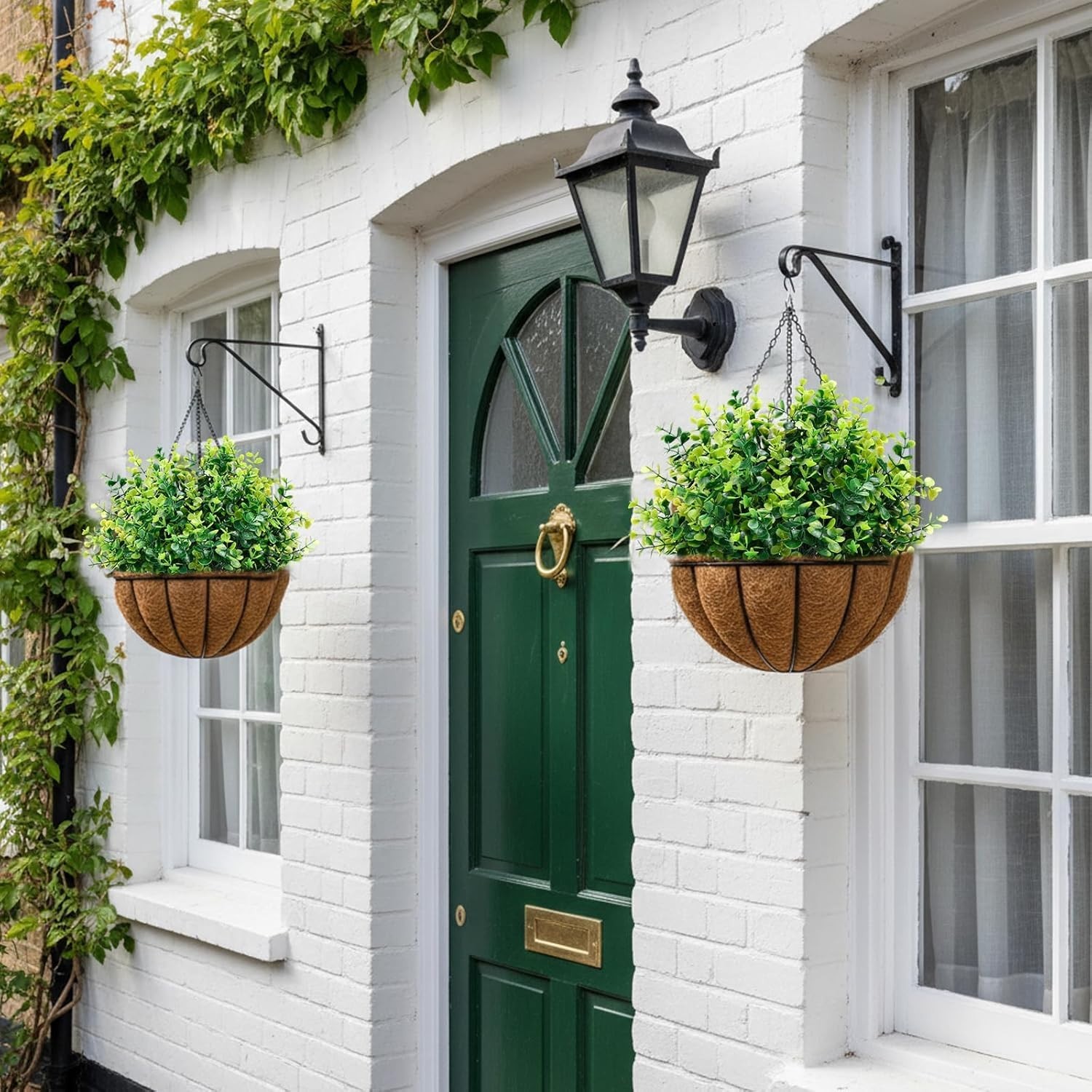 Vibrant 24-Pack Artificial Boxwood Stems for Effortless Indoor and Outdoor Style