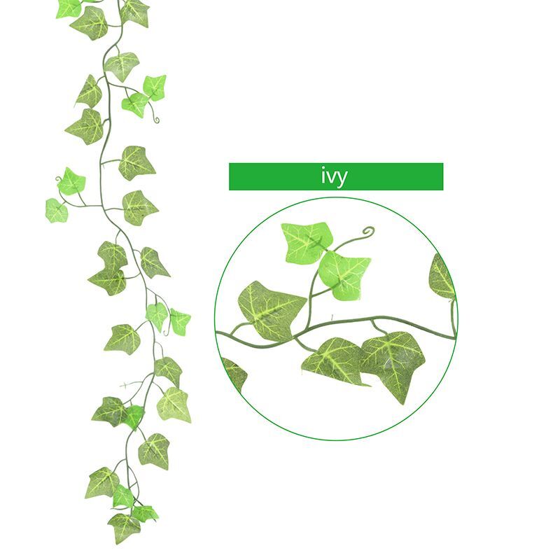 3pcs 210cm Artificial Vine Plant Fake Leaves Foe Home / Garden Decor NEW