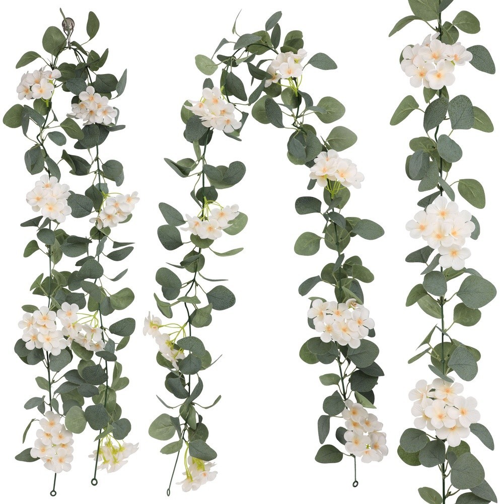 Silk Artificial Hydrangea Vine 178cm for Bedroom Living Room Wedding Hangings
