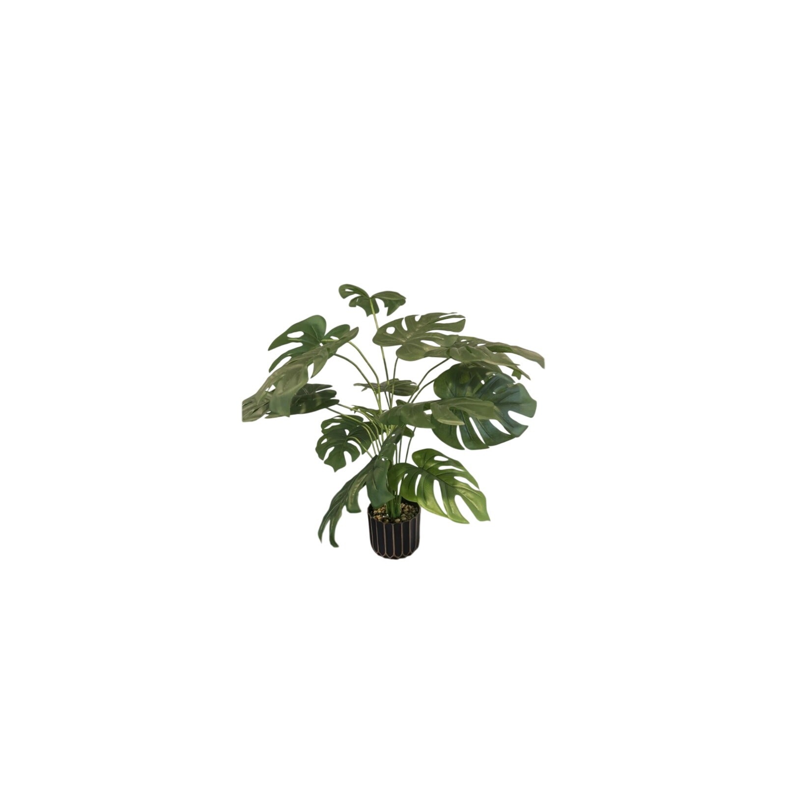 DIY Style Fake Plants Tall 28” Artificial Monstera Faux Plants