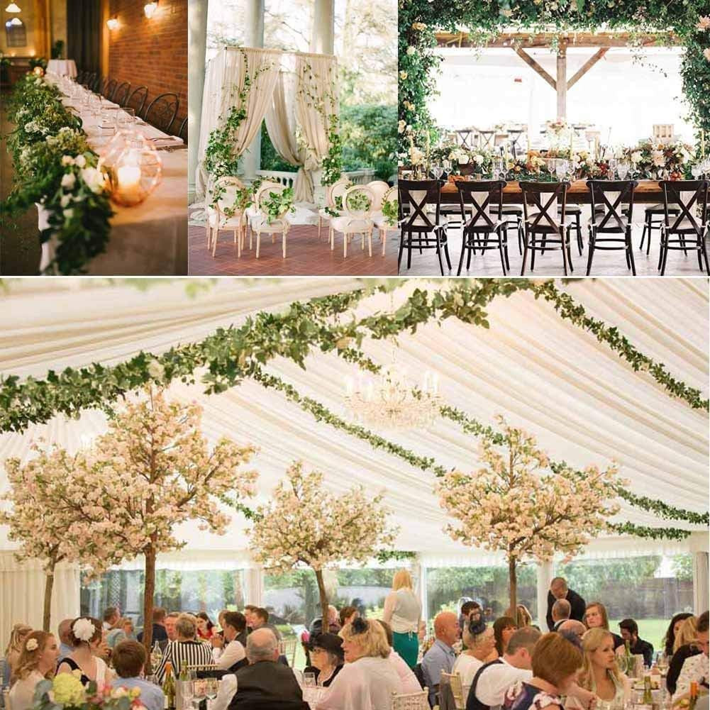 Artificial Ivy Garland 168 FT 24 Pack Faux Green Vine for Home Wedding Decor