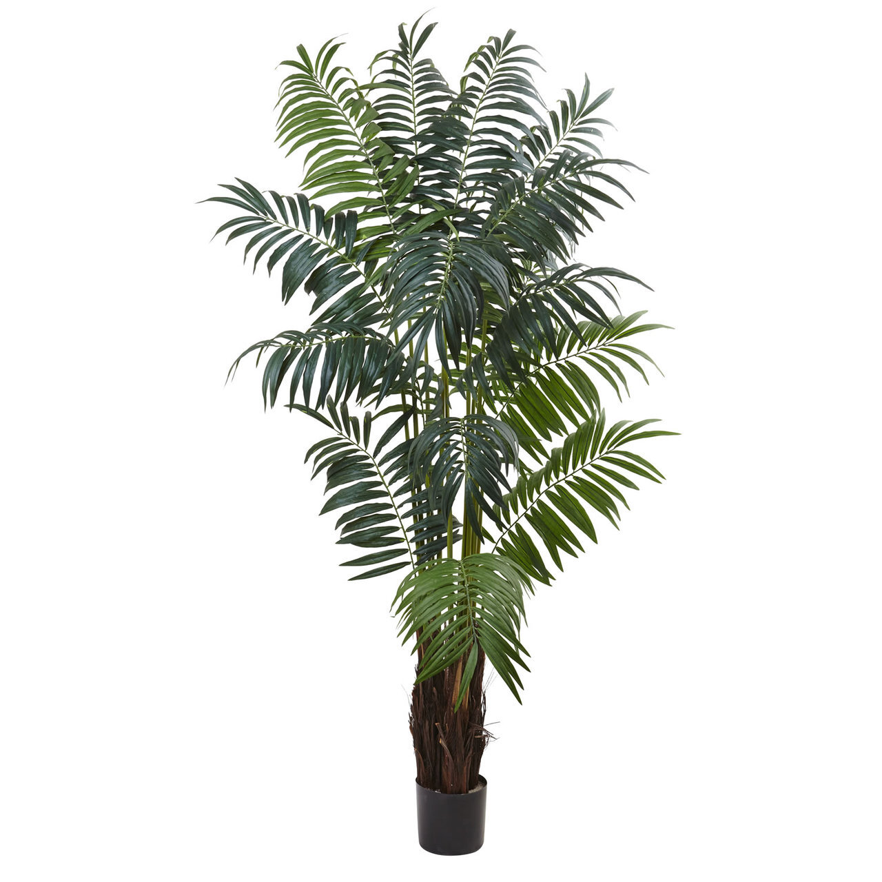 7.5′ ARTIFICIAL REALISTIC SILK BULB ARECA PALM TREE INDOOR FAKE DECOR