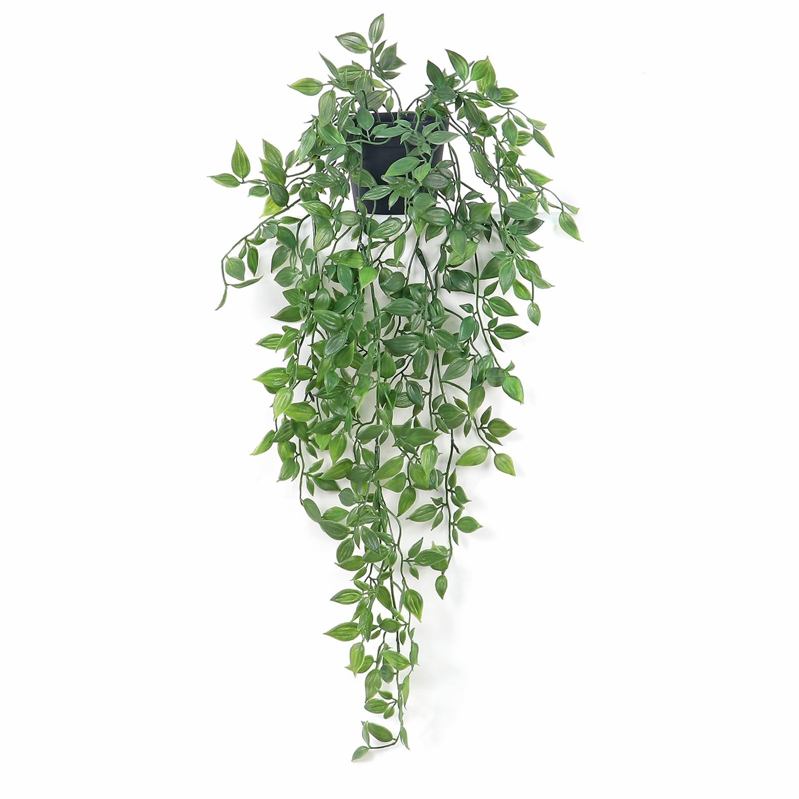 Fake Hanging Plants Artificial Small Potted Plants Mandala Leaves Faux Vines …