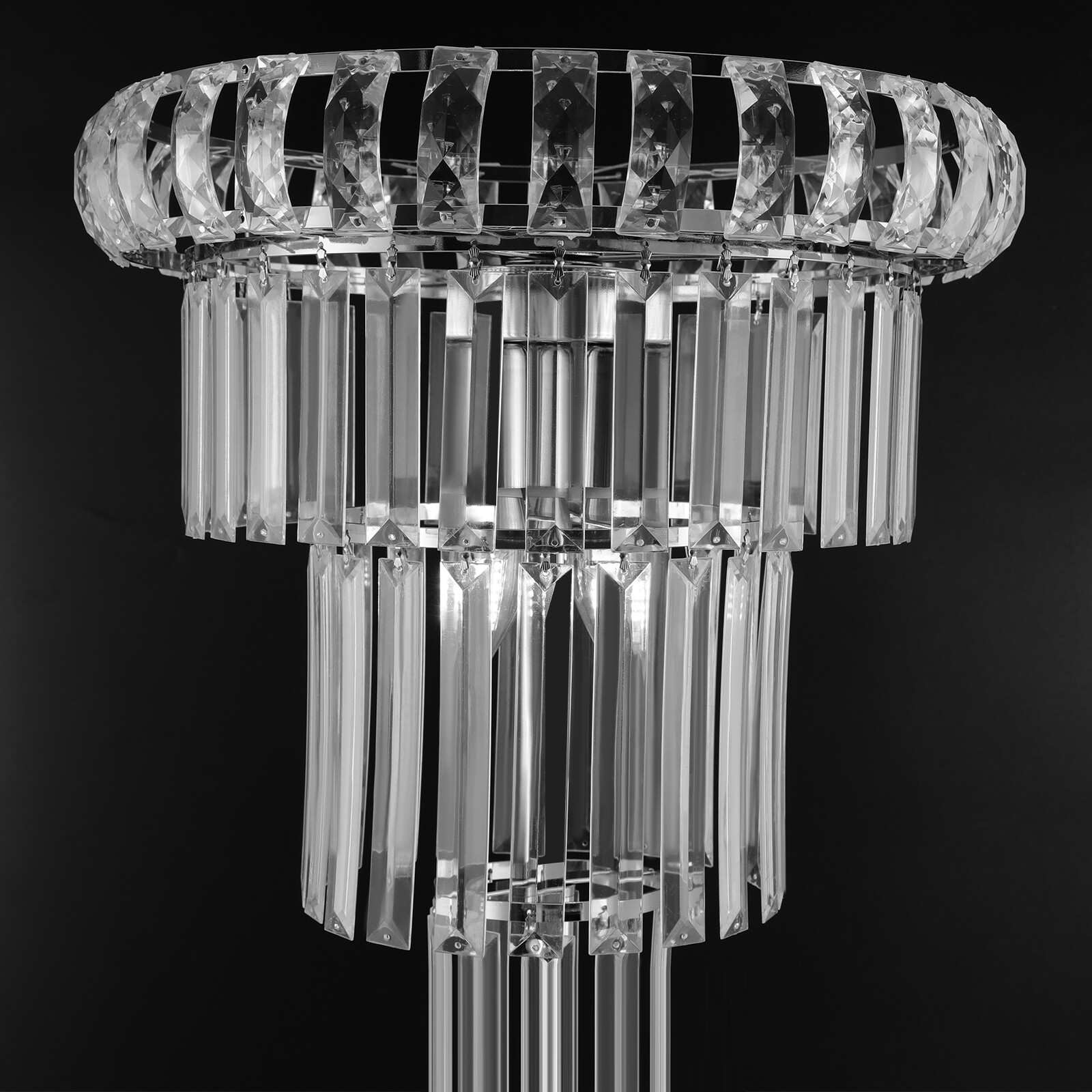 4 Tier Clear Flower Stand Wedding Party Flower Stand Wedding Decoration