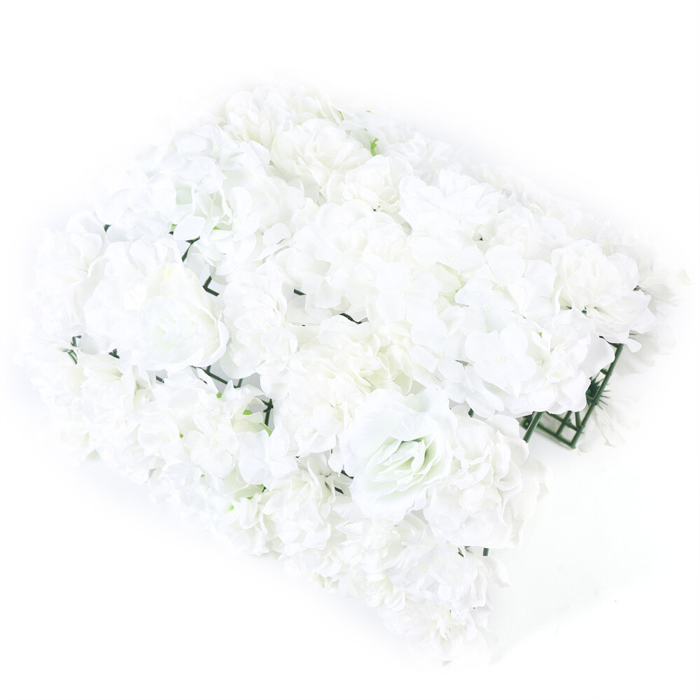 Artificial Flower Wall Panels 20 Pcs Flower Mats Silk Flower Panels Wall Decor