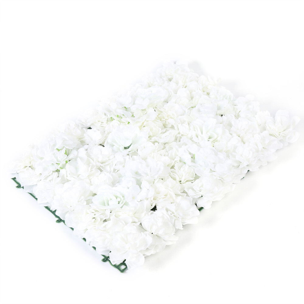 Artificial Flower Wall Panels 20 Pcs Flower Mats Silk Flower Panels Wall Decor
