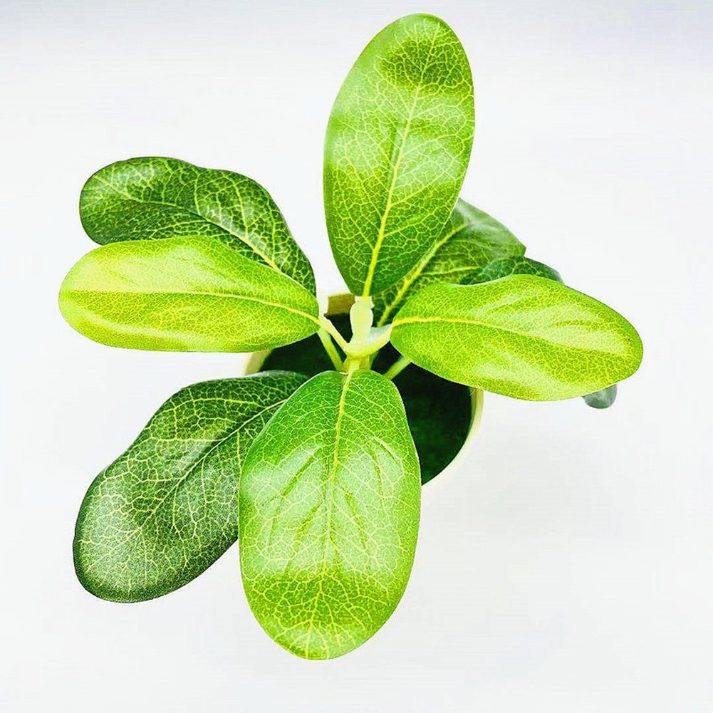 Fake Hanging Potted Plant Green Leaves Decorative Ivy Style for Wall Shelf Use