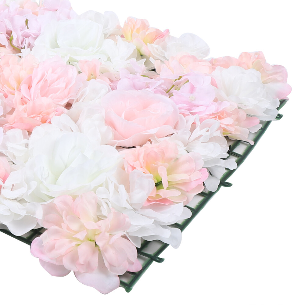 60x40cm Silk Rose Artificial Flower Wall Panel Wedding Party Backdrop Decoration