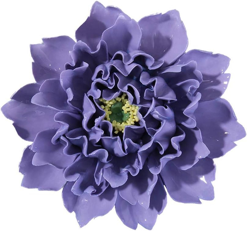Peony Ceramic Flower Wall Décor Artificial 3D Flower Wall Art for Living Room Ho