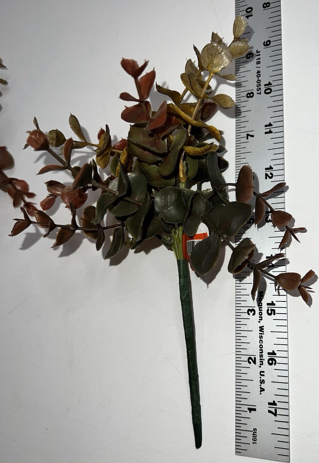 Artificial Eucalyptis Leaves Branches 3 Pc Fall Autumn Decor Thanksgiving NWT