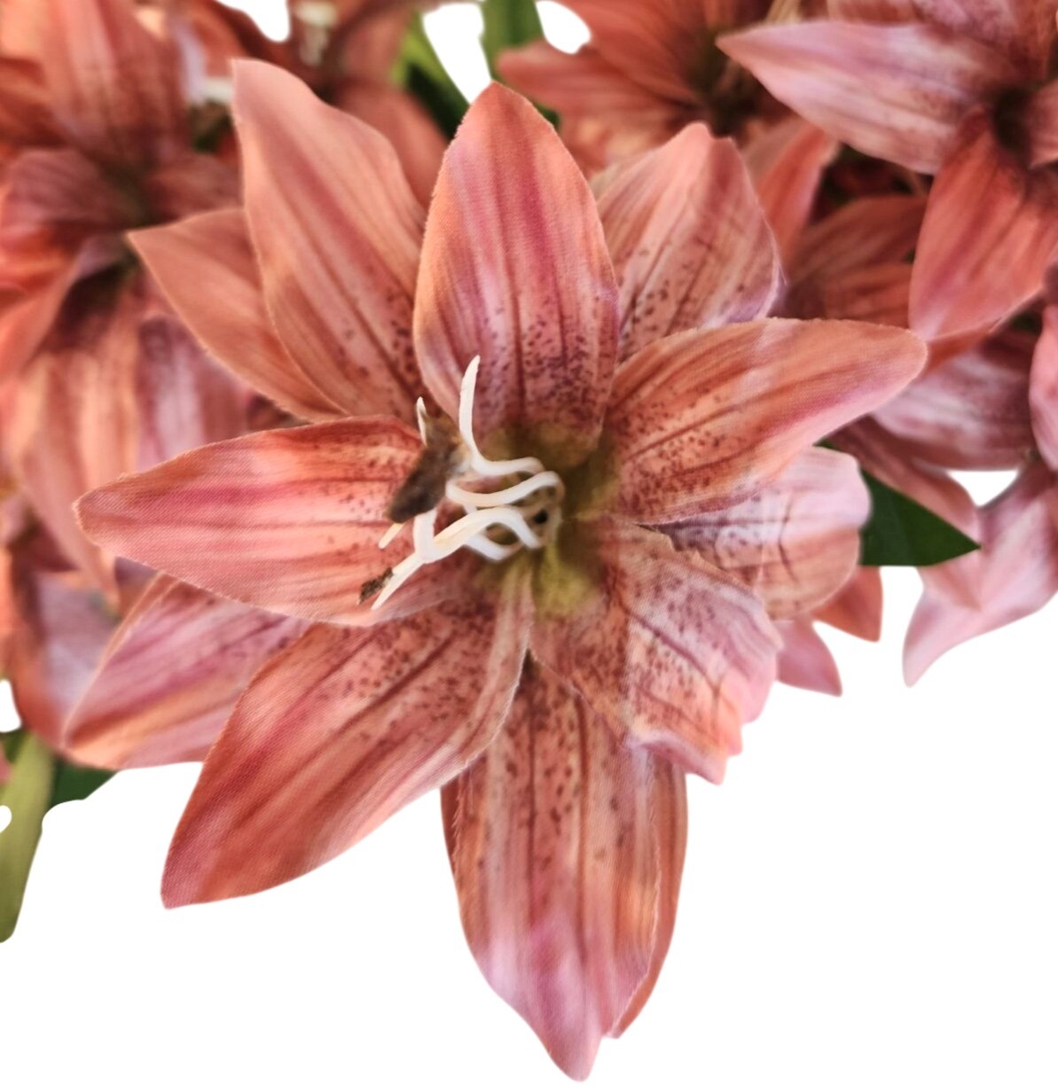 Luxury Artificial Tiger Lily Stem 34 Inch | Designer Artificial Silk Floral | Bl