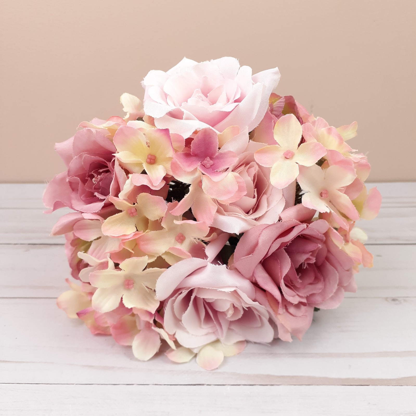 Flower Bouquet Spring Floral Decor Wedding Romantic Pink F8