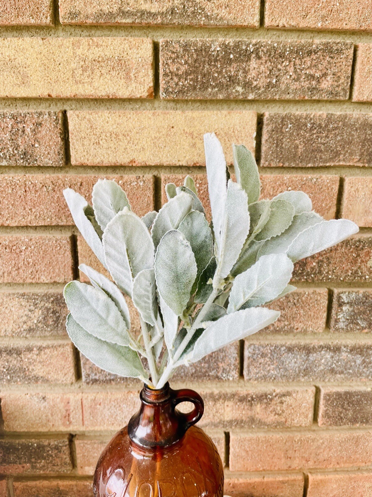Frosted Lamb’s Ear Pick, 15” Bundle Of 3 Floral Arrangements Greenery New