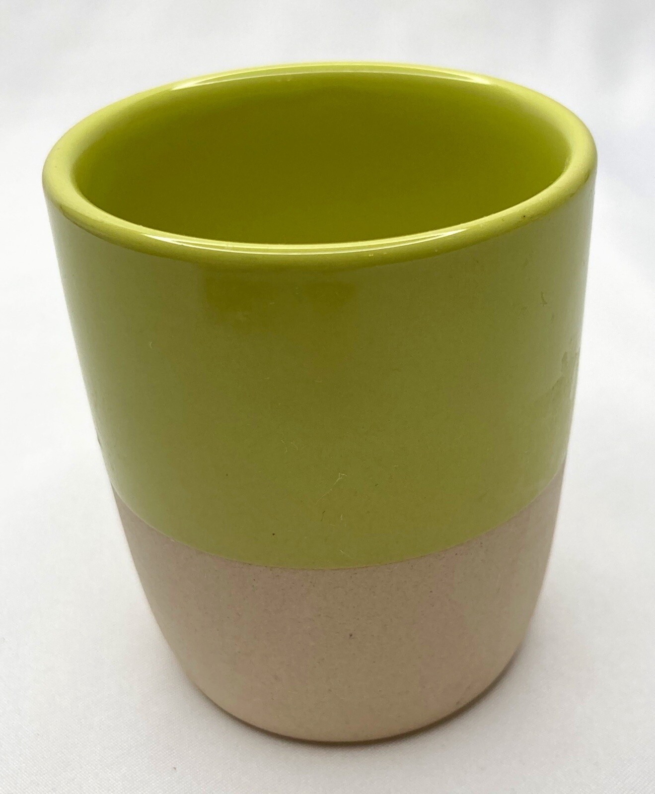 Mini Ceramic Lime Green Planter For Bamboo-Succulent -Air Plant-Home Decor