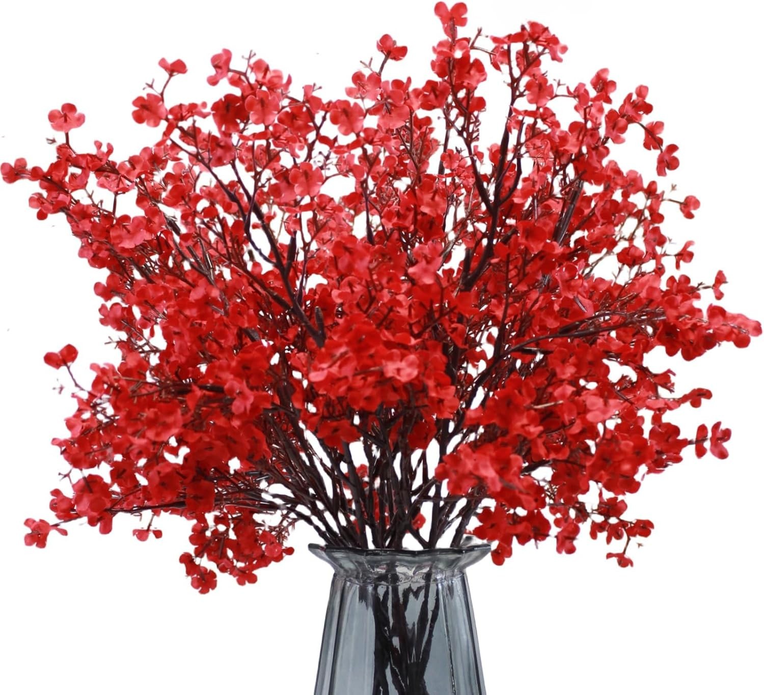 15 Bundles Red White Blue Artificial Breath Flowers Silk Gypsophila Decor Baby’s