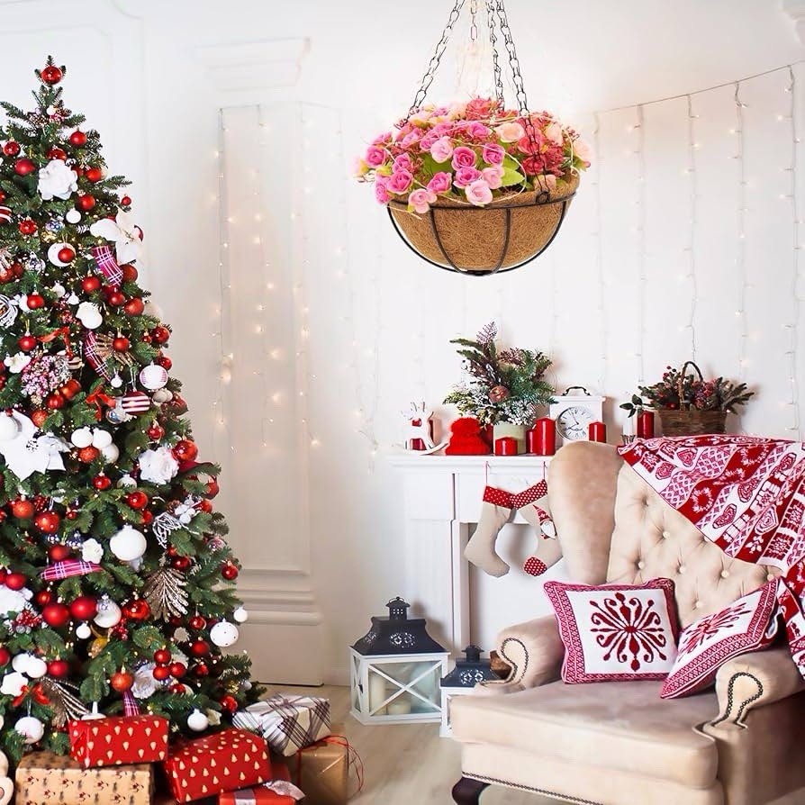 2PK Fairy String Lights with Flower Pot