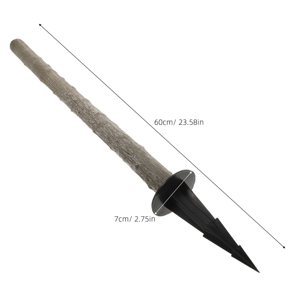 2 Sets Simulated Tree Pole Accessories Artificial Plant Trunk Rod