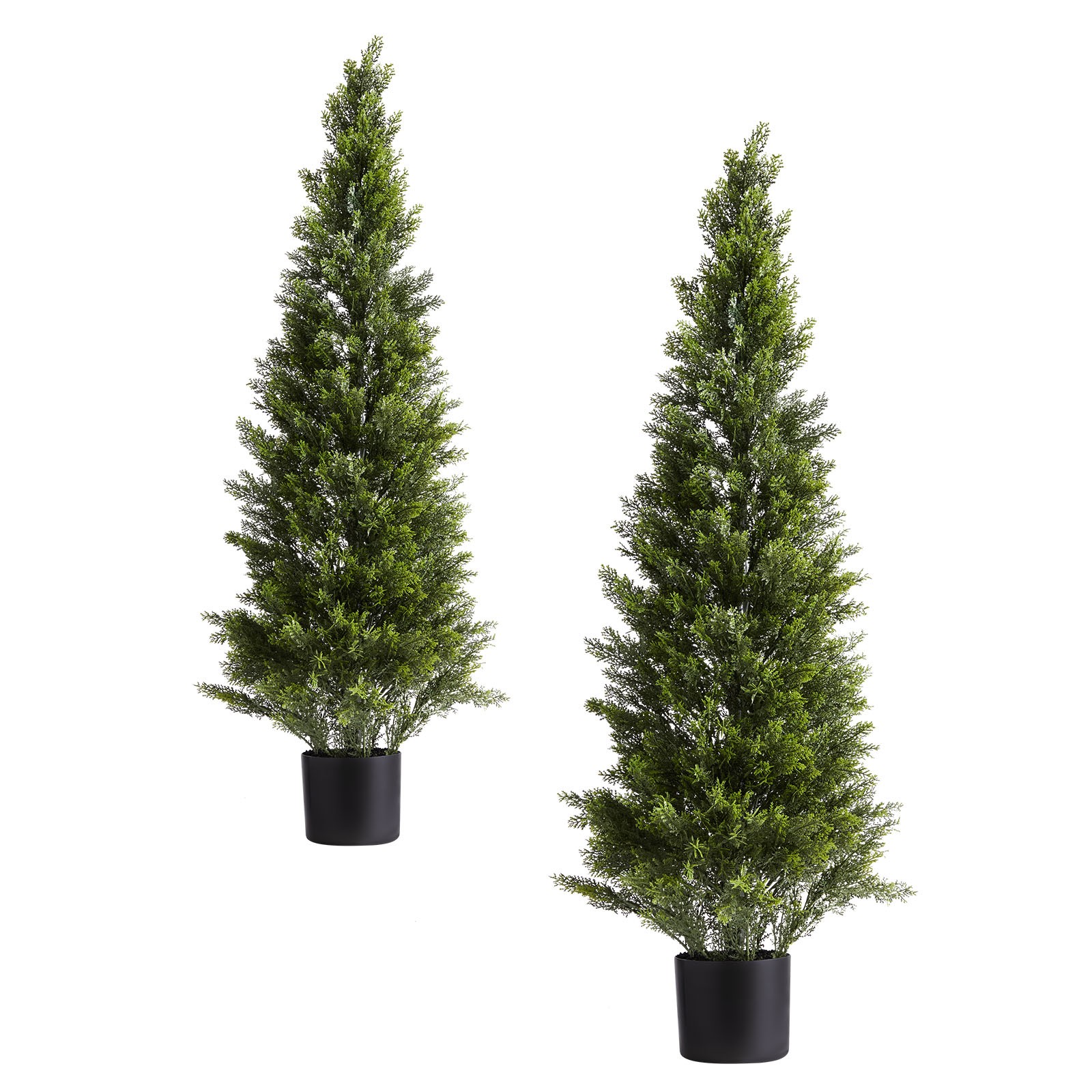 Uimoso 48-Inch Artificial Cedar Tree for Outdoor and Indoor Decoration