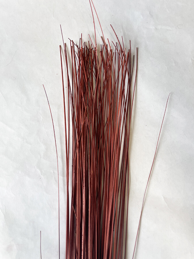 Wispies Pack of 100 Stems 4 ft Burnt Oak