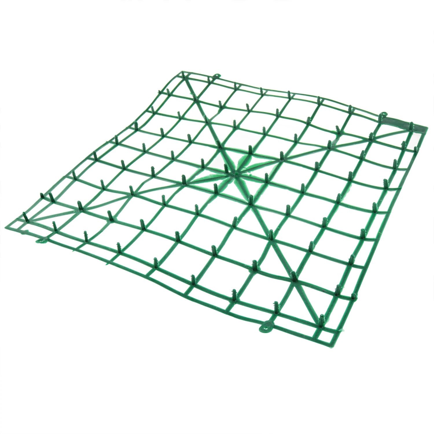 Artificial Flower Grille Panel 25×25 cm Plastic Embedded Grid Suitable for DI…