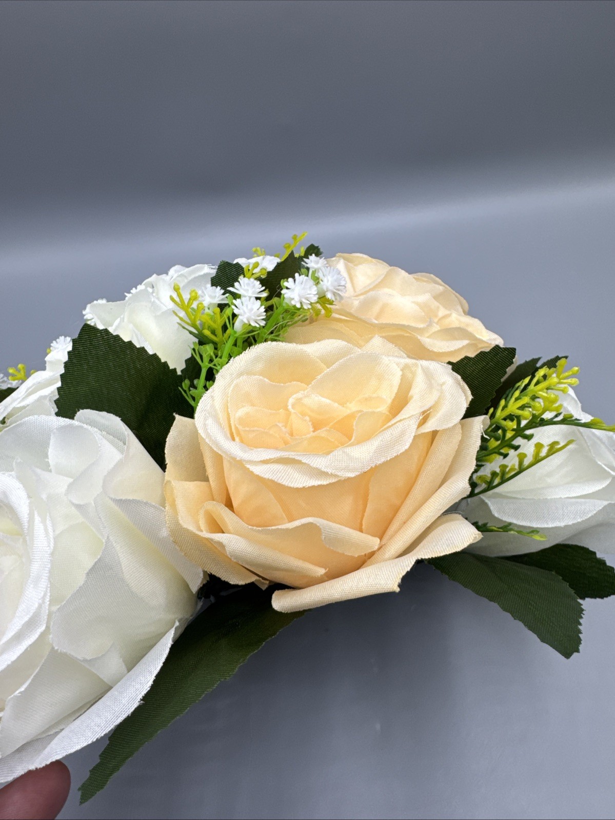 Flower Balls Wedding Rose Centerpieces: 10 Pcs Champagne/White