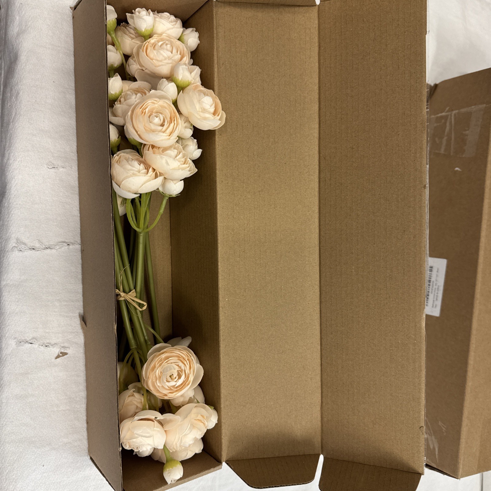 Letjolt Ranunculus Artificial Flower Light Champagne Silk Flowers Champagne 14