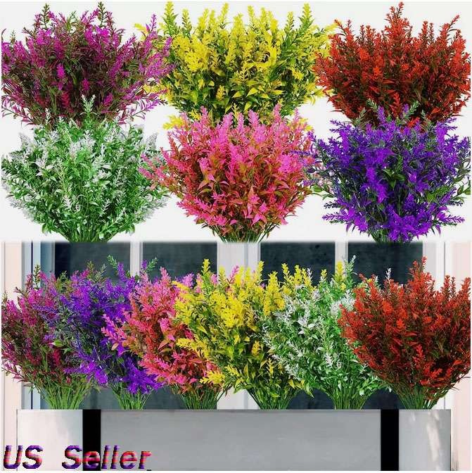 Artificial Boston Fern Plants Fake Hanging Flower Vine Home Garde Outdoor Decor