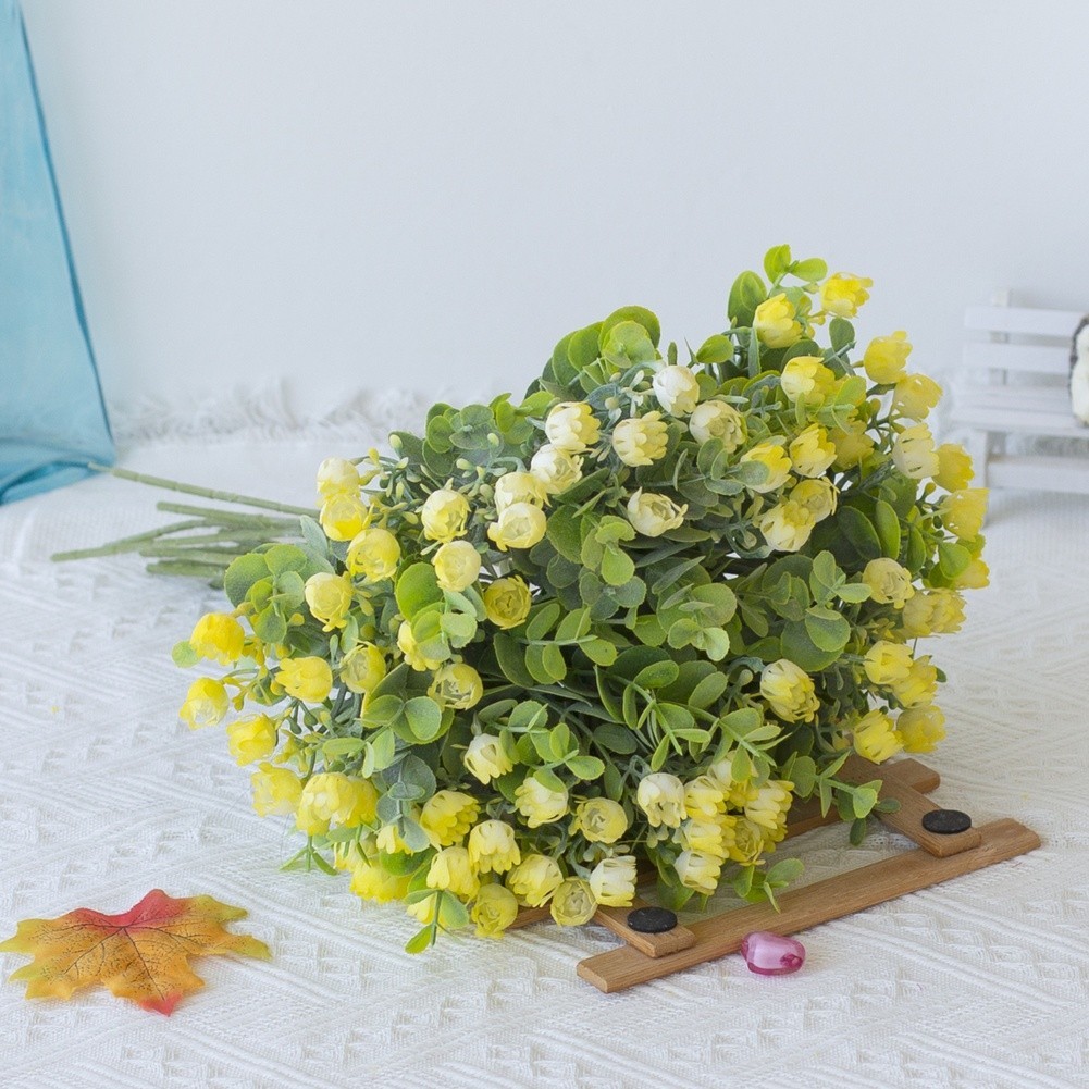 38cm European Style Artificial Flower with Small Round Berries for Shelf
